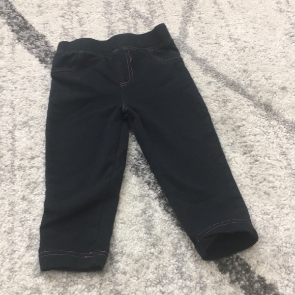 ⚡️$4 FLASH SALE⚡️ Black Jeggings Baby Girl 18-24 - Picture 3 of 6